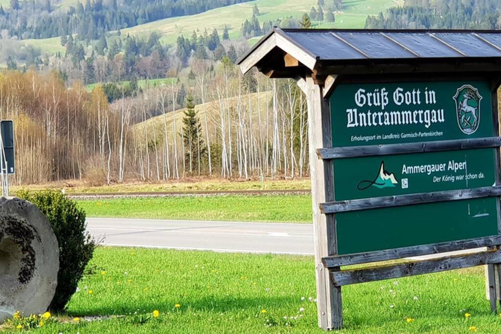 Oberland-Ferienwohnung Inkl Koenigscard Bis Zu 150 Attraktionen Inkl Unterammergau Bagian luar foto